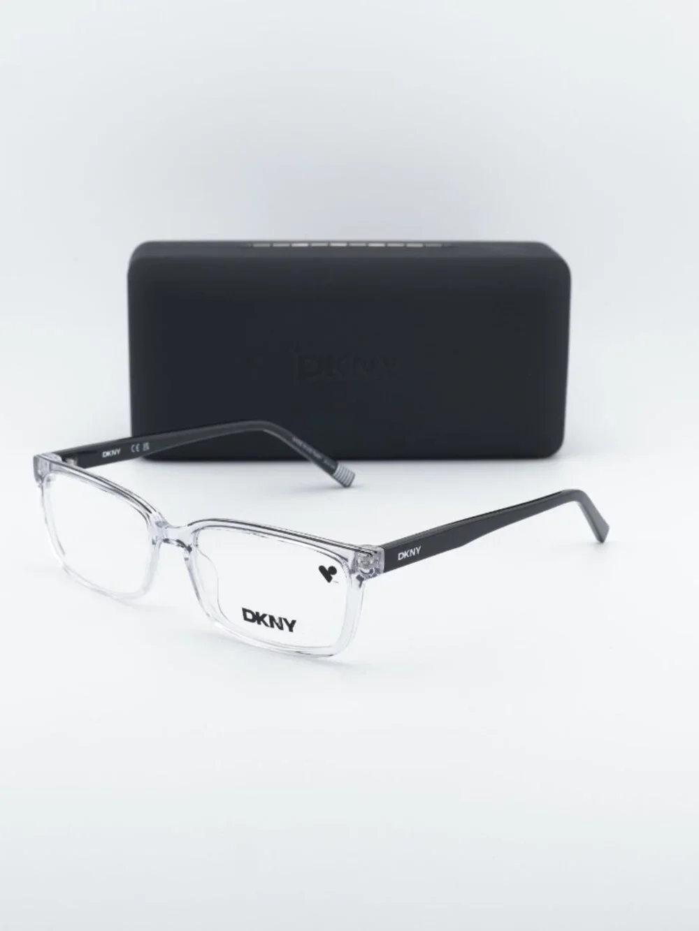 DKNY DK5088 000 Rectangle Eyeglasses 55mm - Transparent